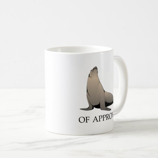 Siegel der Genehmigung Kaffeetasse (VorderseiteRechts)