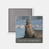 Siegel der Genehmigung Magnet (Vorderseite/Rückseite)