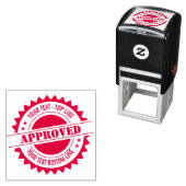 Siegel der Genehmigung oder anderes Siegel Permastempel (Beispiel)