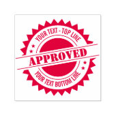 Siegel der Genehmigung oder anderes Siegel Permastempel (Design)