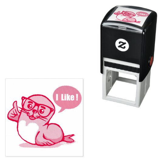 Siegel der Genehmigung Permastempel (Beispiel)