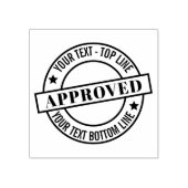 Siegel der Genehmigung Personalisierte Briefmarke  Gummistempel (Prägung)