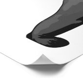 Siegel der Genehmigung Poster (Ecke)