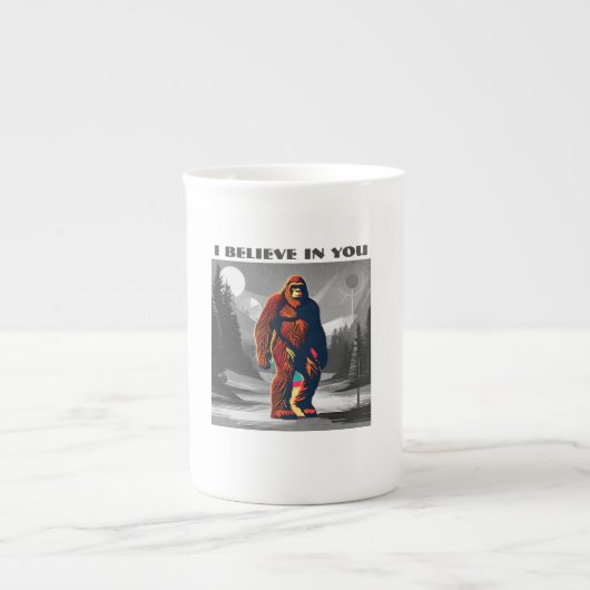 Siegel der Genehmigung von Bigfoot Porzellantasse (Vorderseite)