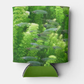 Siegel der glänzenden Silberfische Dosenkühler (Vorderseite)