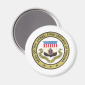 SIEGEL DER KANALZONE VON PANAMA MAGNET (Vorderseite/Rückseite)