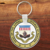 SIEGEL DER KANALZONE VON PANAMA SCHLÜSSELANHÄNGER (Vorderseite)