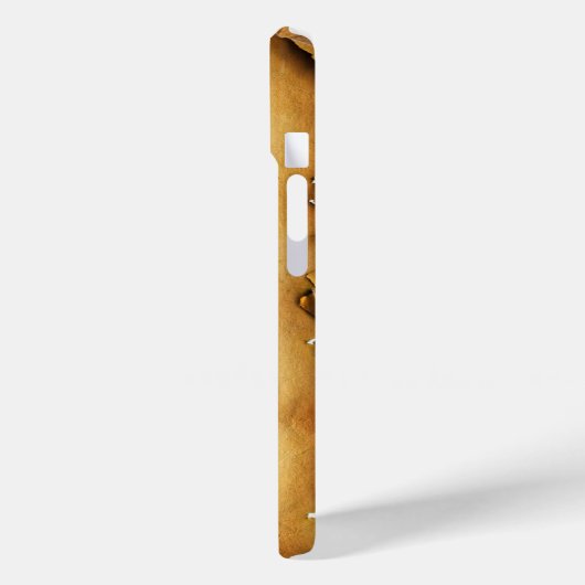 SIEGEL DER KNIGHTS TEMPARwachs Pergament Case-Mate iPhone Hülle (Rückseite / Links)