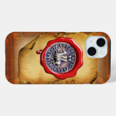 SIEGEL DER KNIGHTS TEMPARwachs Pergament Case-Mate iPhone Hülle (Rückseite (Horizontal))