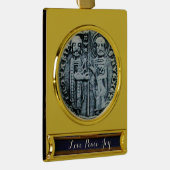 SIEGEL DER KNIGHTS TEMPLAR Banner-Ornament GOLD (Rechts)