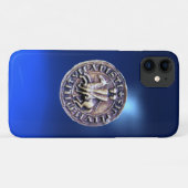 SIEGEL DER KNIGHTS TEMPLAR blau Case-Mate iPhone Hülle (Rückseite (Horizontal))