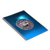 SIEGEL DER KNIGHTS TEMPLAR blau Notizblock (Rechte Seite)