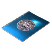 SIEGEL DER KNIGHTS TEMPLAR blau Notizblock (Linke Seite)