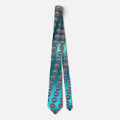 SIEGEL DER KNIGHTS TEMPLAR blaues Edelstein Krawatte (Vorderseite)