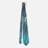 SIEGEL DER KNIGHTS TEMPLAR blaues Edelstein Krawatte (Rückseite)