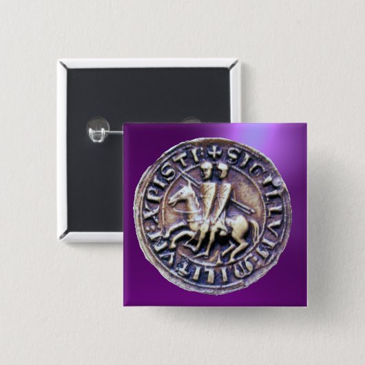 SIEGEL DER KNIGHTS TEMPLAR BUTTON (Vorne & Hinten)