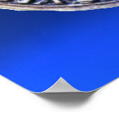 SIEGEL DER KNIGHTS TEMPLAR dunkelblau Poster (Ecke)