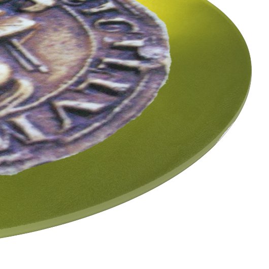 SIEGEL DER KNIGHTS TEMPLAR Edelstein gelb Schneidebrett (Ecke)