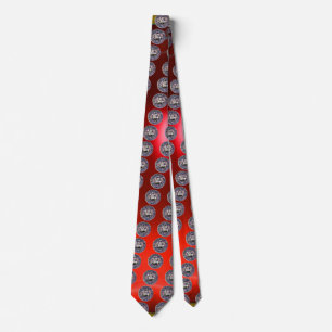 SIEGEL DER KNIGHTS TEMPLAR Edelstein Rot Krawatte