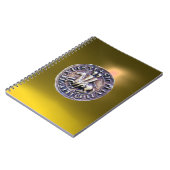SIEGEL DER KNIGHTS TEMPLAR gelb Notizblock (Linke Seite)