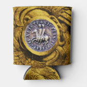 SIEGEL DER KNIGHTS TEMPLAR, Gold Griffins Dosenkühler (Vorderseite)
