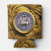 SIEGEL DER KNIGHTS TEMPLAR, Gold Griffins Dosenkühler (Rückseite)