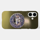 SIEGEL DER KNIGHTS TEMPLAR grau Case-Mate iPhone Hülle (Rückseite (Horizontal))