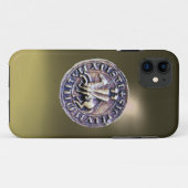 SIEGEL DER KNIGHTS TEMPLAR grau Case-Mate iPhone Hülle (Rückseite (Horizontal))