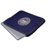 SIEGEL DER KNIGHTS TEMPLAR grau Laptopschutzhülle (Vorne Knopf)