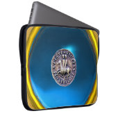 SIEGEL DER KNIGHTS TEMPLAR Graublau Laptopschutzhülle (Vorne Rechts)
