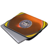 SIEGEL DER KNIGHTS TEMPLAR Graue Perle Orange Laptopschutzhülle (Vorne Knopf)