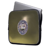 SIEGEL DER KNIGHTS TEMPLAR GrauEdelstein Laptopschutzhülle (Vorderseite Links)