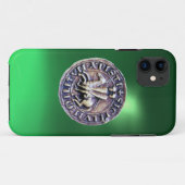 SIEGEL DER KNIGHTS TEMPLAR grün Case-Mate iPhone Hülle (Rückseite (Horizontal))