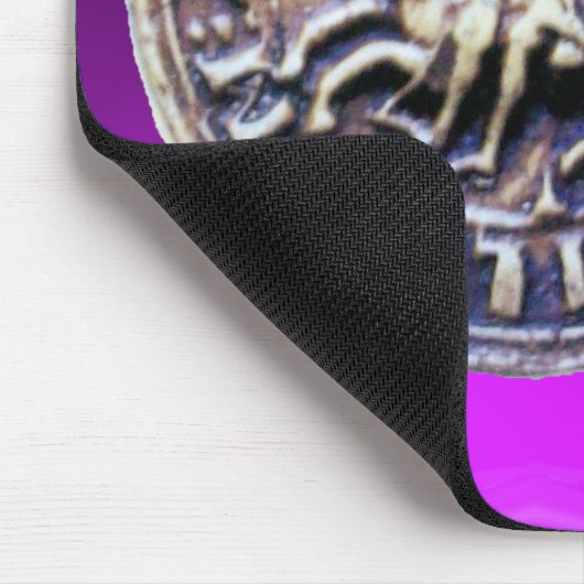 SIEGEL DER KNIGHTS TEMPLAR lila Mousepad (Ecke)
