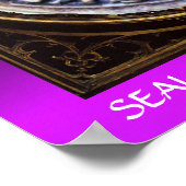 SIEGEL DER KNIGHTS TEMPLAR lila Poster (Ecke)