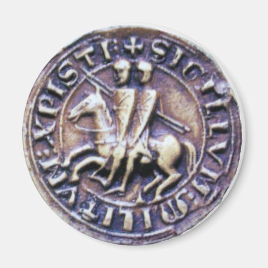 SIEGEL DER KNIGHTS TEMPLAR MAGNET (Vorne)
