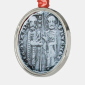 SIEGEL DER KNIGHTS TEMPLAR MONOGRAM lila Ornament Aus Metall (Links)