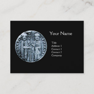 SIEGEL DER KNIGHTS TEMPLAR MONOGRAMM Gold Visitenkarte