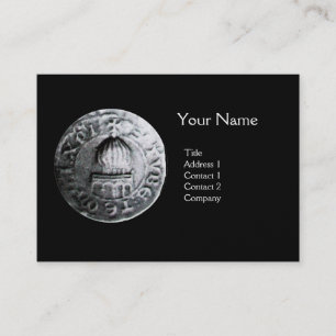 SIEGEL DER KNIGHTS TEMPLAR MONOGRAMM Gold Visitenkarte