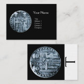 SIEGEL DER KNIGHTS TEMPLAR MONOGRAMM LEUCHE VISITENKARTE (Vorne/Hinten)