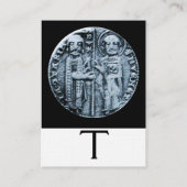 SIEGEL DER KNIGHTS TEMPLAR MONOGRAMM LEUCHE VISITENKARTE (Rückseite)