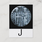 SIEGEL DER KNIGHTS TEMPLAR MONOGRAMM Perle Visitenkarte (Rückseite)