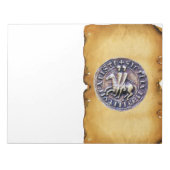 SIEGEL DER KNIGHTS TEMPLAR NOTIZBLOCK (Vorderseite)