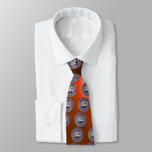 SIEGEL DER KNIGHTS TEMPLAR Orange Krawatte (Gebunden)
