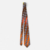 SIEGEL DER KNIGHTS TEMPLAR Orange Krawatte (Rückseite)