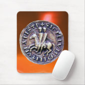 SIEGEL DER KNIGHTS TEMPLAR Orange Mousepad (Mit Mouse)