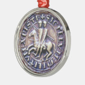 SIEGEL DER KNIGHTS TEMPLAR ORNAMENT AUS METALL (Links)