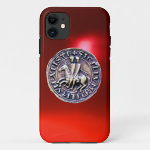 SIEGEL DER KNIGHTS TEMPLAR rot iPhone 11 Hülle