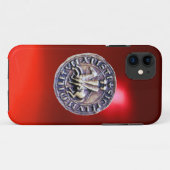 SIEGEL DER KNIGHTS TEMPLAR rot Case-Mate iPhone Hülle (Rückseite (Horizontal))