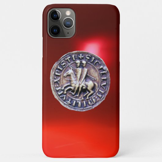 SIEGEL DER KNIGHTS TEMPLAR rot Case-Mate iPhone Hülle (Rückseite)